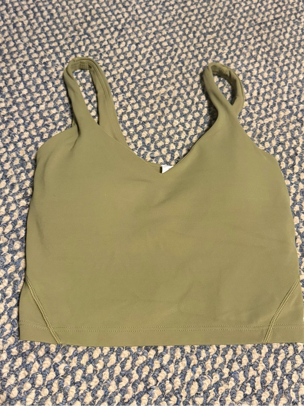 Lululemon Align Olive Green V-Neck Tank Top